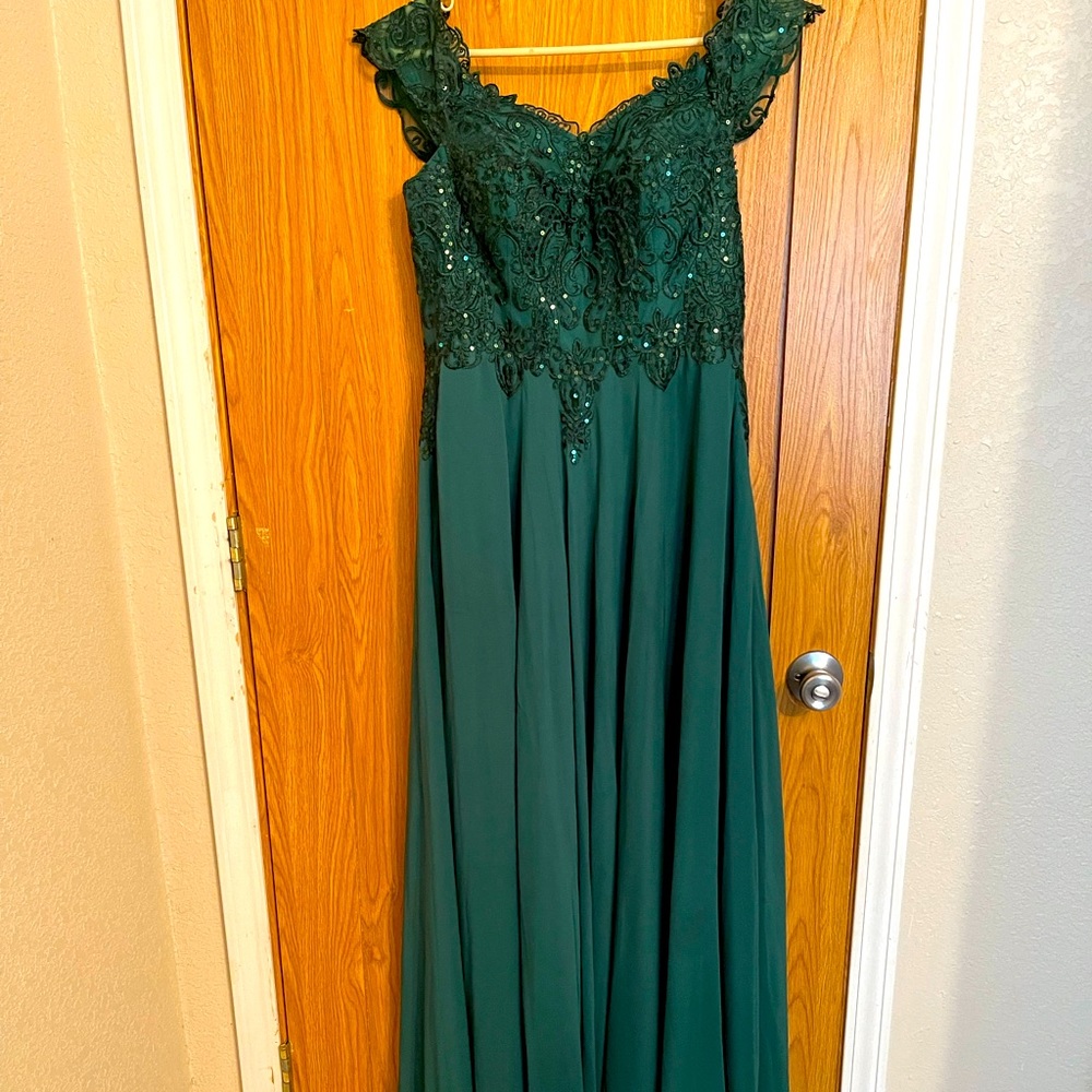 Floor length prom dress